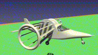 Liftoplane: dropping the speed and the descent rate at altitude 6m