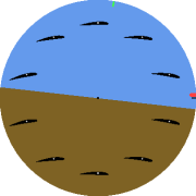 RSI: ascending to cruise altitude at 400m